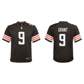 Youth Cleveland Browns Jakeem Grant Brown Game Jersey