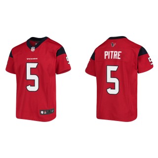 Youth Houston Texans Jalen Pitre Red Game Jersey