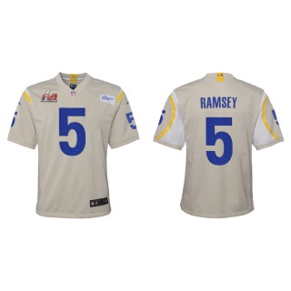 Youth Super Bowl LVI Jalen Ramsey Rams Bone Game Jersey