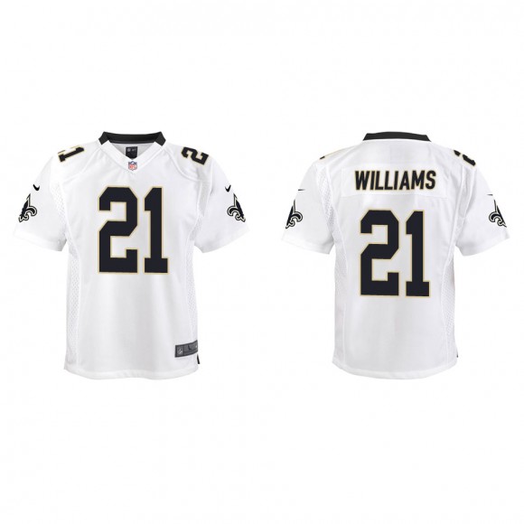 Youth Jamaal Williams New Orleans Saints White Game Jersey