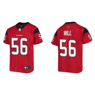 Youth Texans Jamal Hill Red Game Jersey