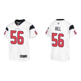 Youth Texans Jamal Hill White Game Jersey