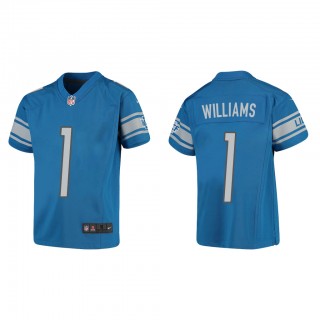 Youth Jameson Williams Blue Game Jersey