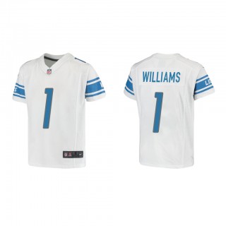 Youth Jameson Williams White Game Jersey