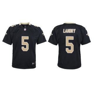 Youth New Orleans Saints Jarvis Landry Black Game Jersey
