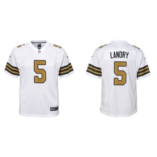 Youth New Orleans Saints Jarvis Landry White Alternate Game Jersey