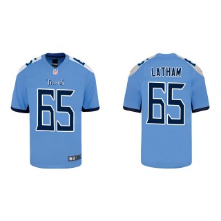 Youth Titans JC Latham Light Blue Game Jersey