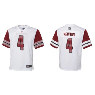 Youth Commanders Jer'Zhan Newton White Game Jersey