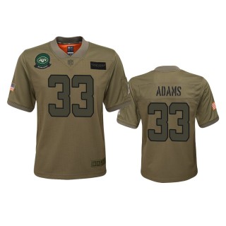 Youth New York Jets Jamal Adams Camo 2019 Salute to Service Game Jersey