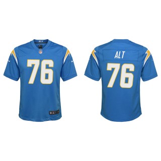 Youth Chargers Joe Alt Powder Blue Game Jersey