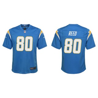 Youth Los Angeles Chargers Joe Reed Powder Blue Game Jersey
