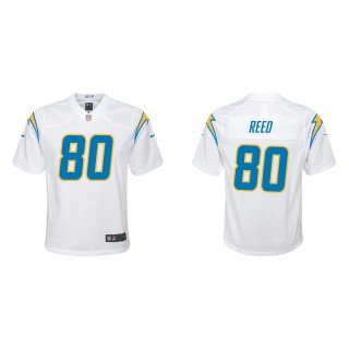 Youth Los Angeles Chargers Joe Reed White Game Jersey
