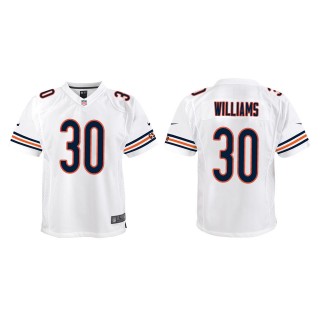 Youth Joejuan Williams Chicago Bears White Game Jersey