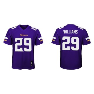 Youth Vikings Joejuan Williams Purple Game Jersey