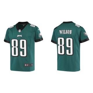 Youth Eagles Johnny Wilson Midnight Green Game Jersey