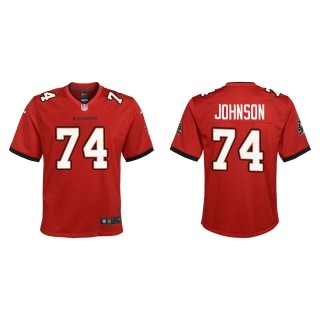 Youth Tampa Bay Buccaneers Johnson Red Game Jersey