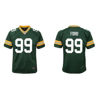 Youth Packers Jonathan Ford Green Game Jersey