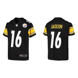 Youth Pittsburgh Steelers Josh Jackson Black Game Jersey