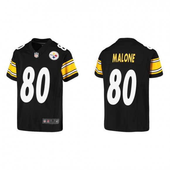 Youth Pittsburgh Steelers Josh Malone Black Game Jersey