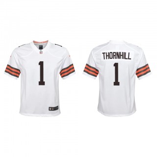 Youth Juan Thornhill White Game Jersey
