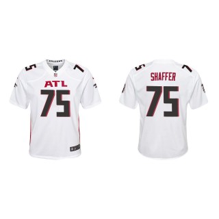 Youth Falcons Justin Shaffer White 2022 NFL Draft Game Jersey