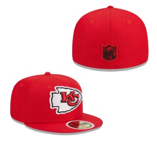 Youth Kansas City Chiefs Red Main Fitted Hat