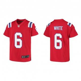 Youth Keion White Red 2023 NFL Draft Game Jersey