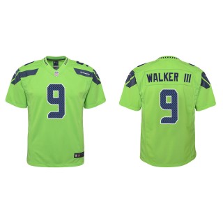 Youth Kenneth Walker III Seattle Seahawks Green Alternate Game Jersey