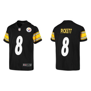 Youth Steelers Kenny Pickett Black 2022 NFL Draft Game Jersey