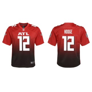 Youth Atlanta Falcons KhaDarel Hodge Red Alternate Game Jersey