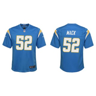 Youth Chargers Khalil Mack Powder Blue Game Jersey