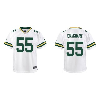 Youth Packers Kingsley Enagbare White Game Jersey