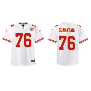 Youth Chiefs Kingsley Suamataia White Game Jersey