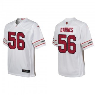 Youth Krys Barnes White Game Jersey