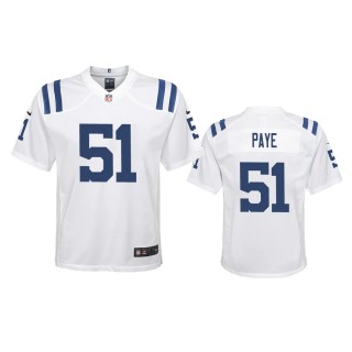 Youth Colts Kwity Paye White Game Jersey