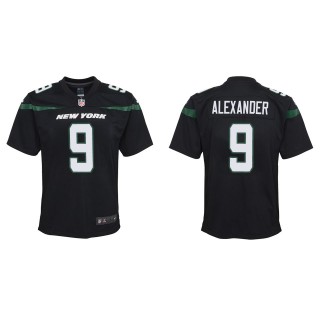 Youth New York Jets Kwon Alexander Black Game Jersey
