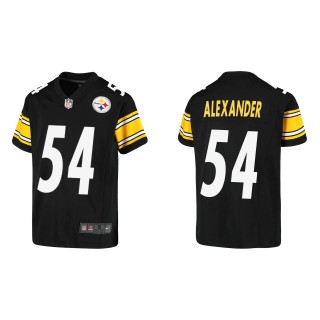 Youth Steelers Kwon Alexander Black Game Jersey