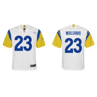 Youth Rams Kyren Williams White 2022 NFL Draft Alternate Game Jersey