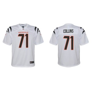 Youth Bengals La'el Collins White Game Jersey