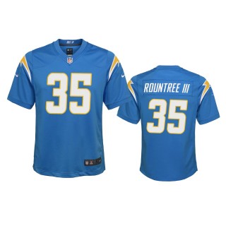 Youth Chargers Larry Rountree III Powder Blue Game Jersey