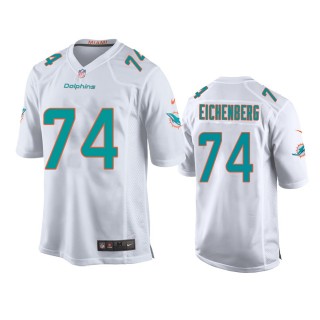 Youth Dolphins Liam Eichenberg White Game Jersey