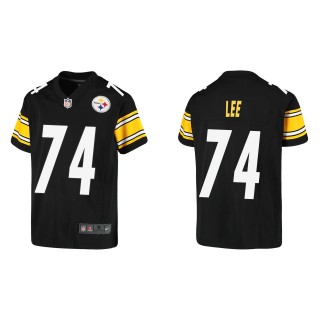 Youth Steelers Logan Lee Black Game Jersey
