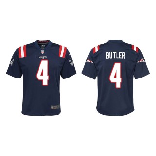 Youth New England Patriots Malcolm Butler Navy Game Jersey