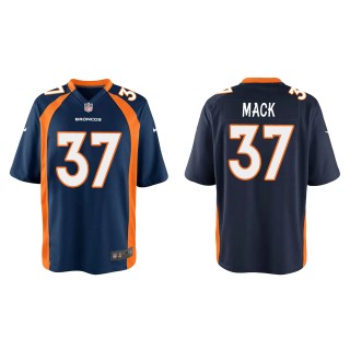 Youth Denver Broncos Marlon Mack Navy Game Jersey