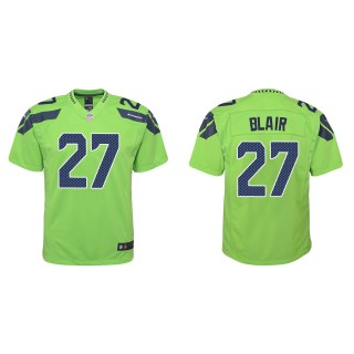 Youth Marquise Blair Seattle Seahawks Green Alternate Game Jersey