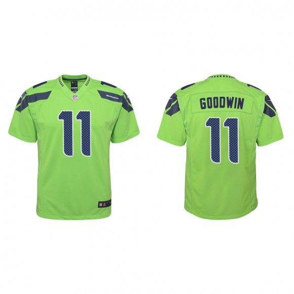 Youth Marquise Goodwin Seattle Seahawks Green Alternate Game Jersey