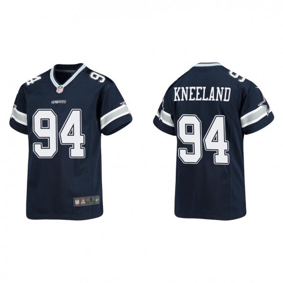 Youth Cowboys Marshawn Kneeland Navy Game Jersey