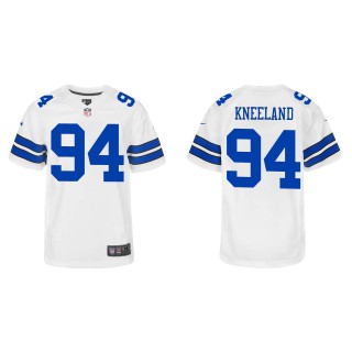 Youth Cowboys Marshawn Kneeland White Game Jersey