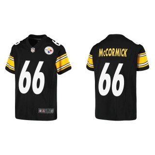 Youth Steelers Mason McCormick Black Game Jersey