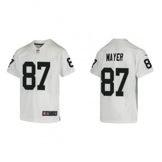 Youth Michael Mayer White 2023 NFL Draft Game Jersey